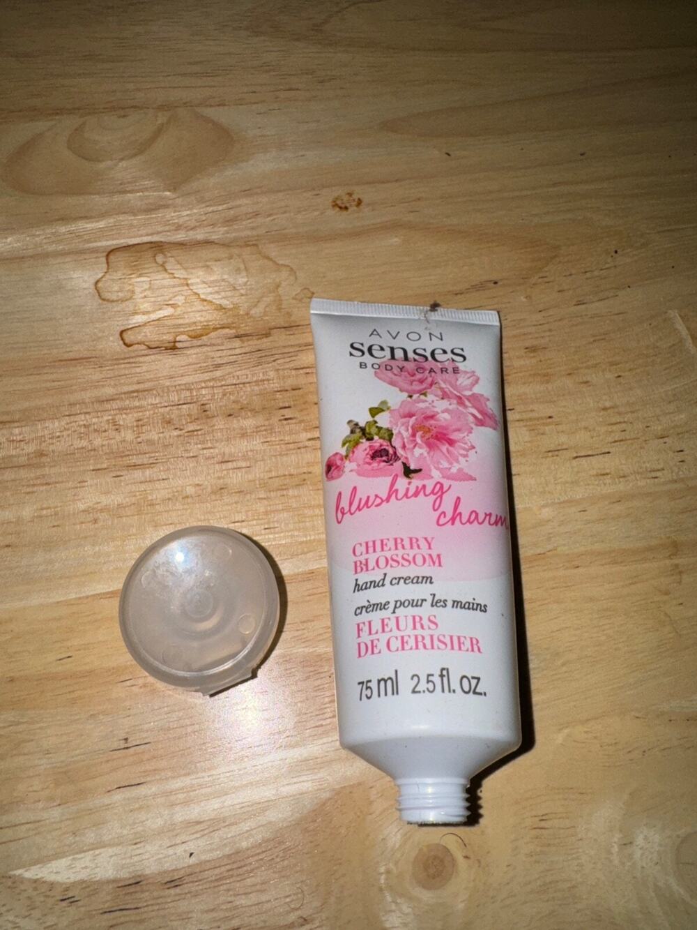 Avon senses cherry blossom hand cream 2.5 fl Oz.